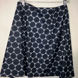 Renee C. A Line Skirt. Polka Dot Lace Skirt